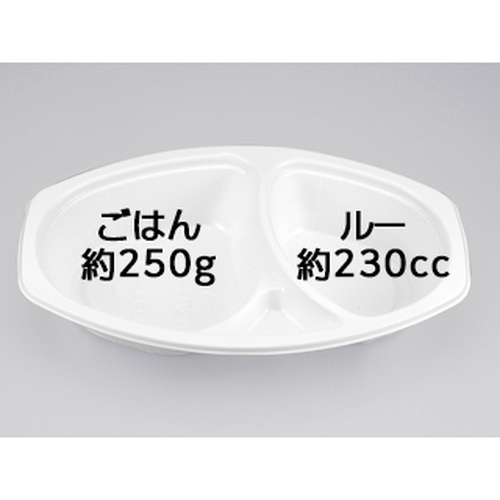 シーピー化成 カレー容器 BFカレー内6 ホワイト 本体 発泡画像