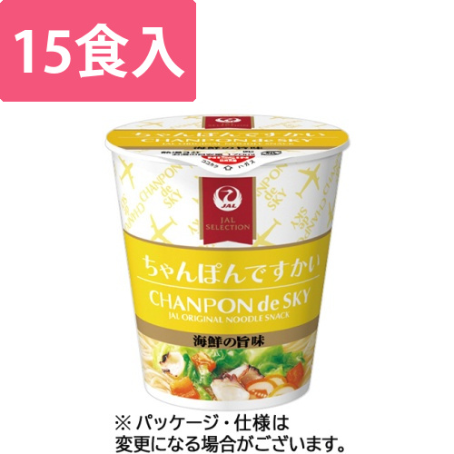JALセレクション　ちゃんぽんですかい　39g　1ケース(15食)画像