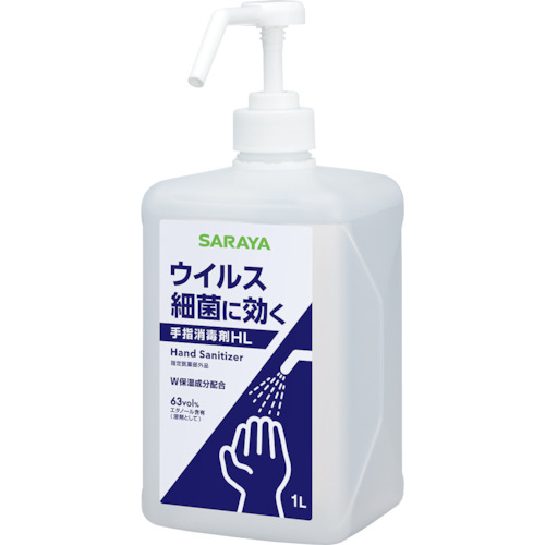 サラヤ　手指消毒剤ＨＬ　１Ｌ　Ｐ付画像