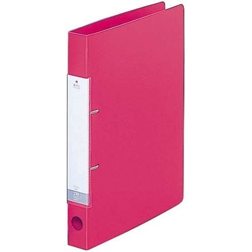 Ｄリング２穴ファイル　赤Ａ４縦背幅３４ｍｍ画像