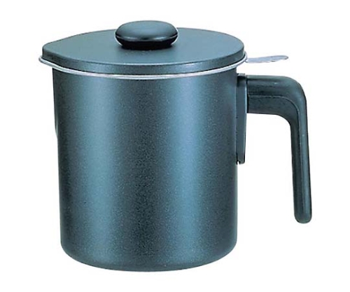 ブラックフィギュア オイルポット（シルバーストーン加工）D-048 1.5L
