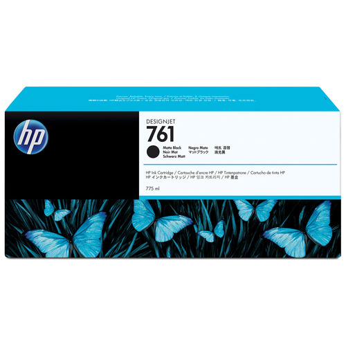 HP761 ｲﾝｸｶｰﾄﾘｯｼﾞ ﾏｯﾄﾌﾞﾗｯｸ 775mL 顔料系 CM997A 1個画像