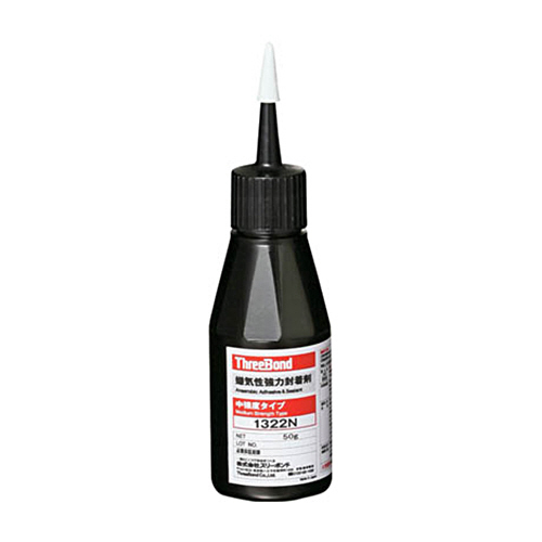 嫌気性封着剤 中強度･速硬化ﾀｲﾌﾟ 赤色 50g 1本画像