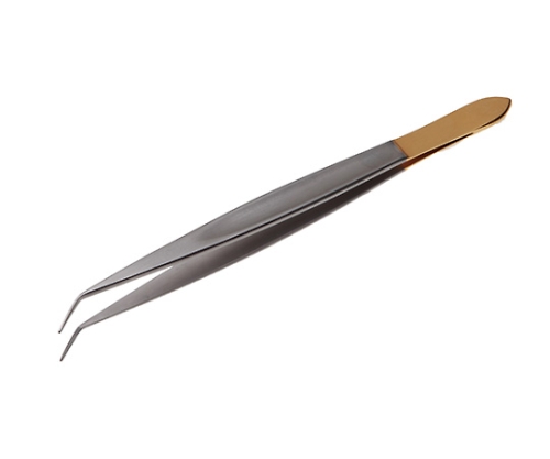 T/C内胸動脈剥離 ピンセット 19cm 0.3チップ付 曲画像