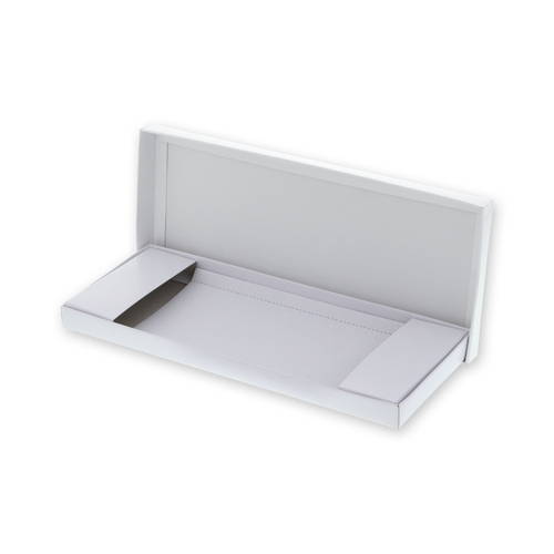 靴下用ボックス1足用（白・無地）画像