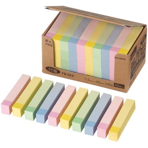 ポイントメモビジネスパック　７．５×４５　４０冊入画像