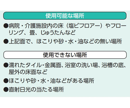 立ち上がり補助マット 据置用 マットの上に立っている高さ調整可能な状態