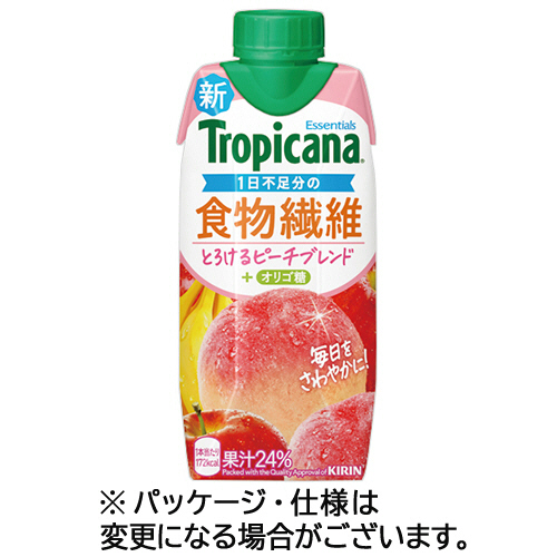 ﾄﾛﾋﾟｶｰﾅ ｴｯｾﾝｼｬﾙｽﾞ 食物繊維 330mL 紙ﾊﾟｯｸ(口栓付) 1ｹｰｽ(12本)画像