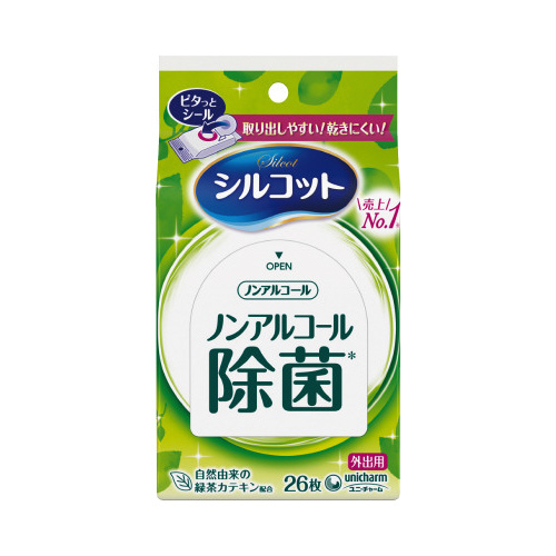 シルコットウェット　除菌ノンアルコール２６枚入×６画像