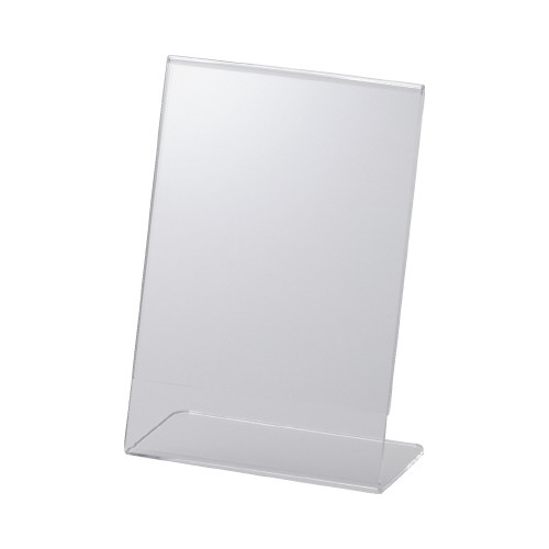 サインホルダー片面用Ｌ型　写真Ｌサイズ　縦