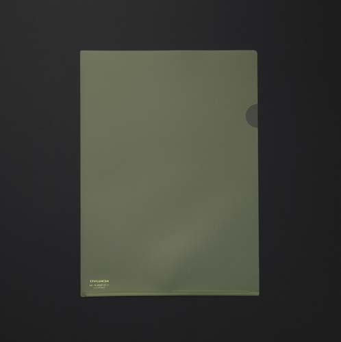 クリヤーホルダースーパークリヤー１０　黄緑　５０枚画像