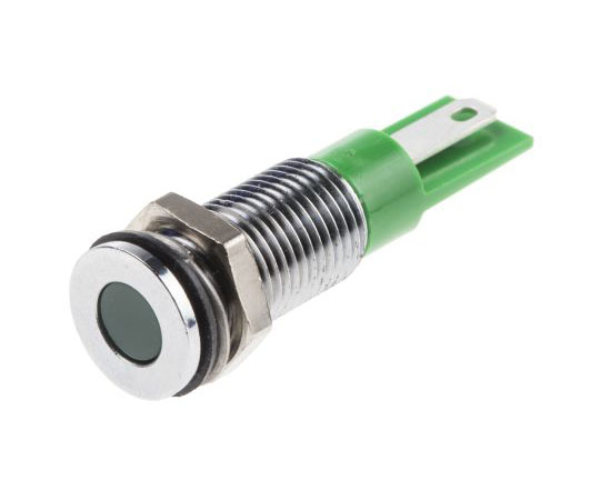 LED表示灯,　緑　8mm,　24　V　dc画像
