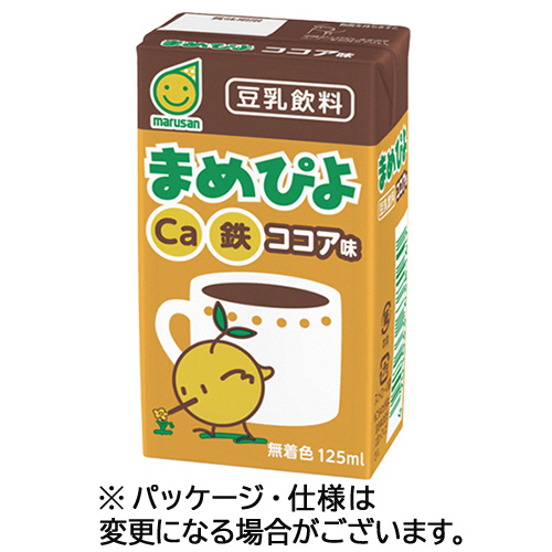 まめぴよ ｺｺｱ味 125mL 紙ﾊﾟｯｸ 1ｹｰｽ(24本)画像
