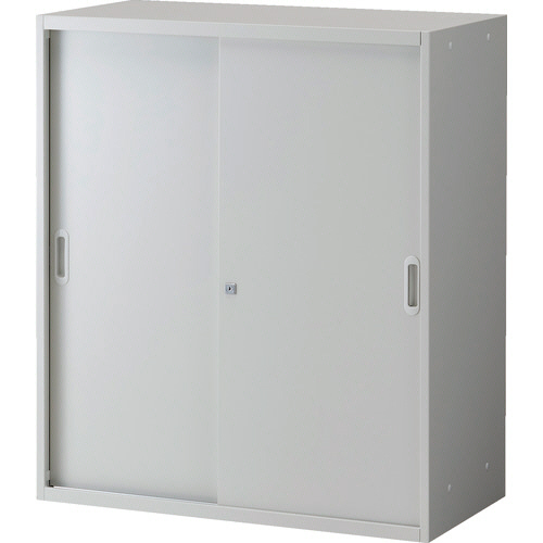 ﾕﾆｯﾄ型壁面書庫 ｽﾁｰﾙ引違い 上･下置両用 W900×D450×H1050mm ﾎﾜｲﾄ 1台