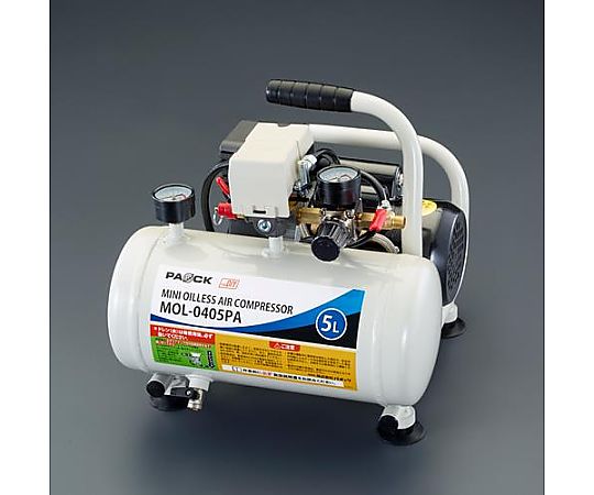 AC100V/220W ﾐﾆｴｱｰｺﾝﾌﾟﾚｯｻｰ(5L/ｵｲﾙﾚｽ)画像