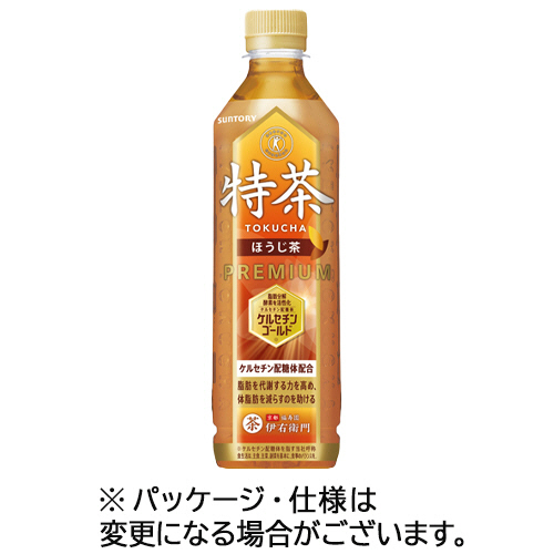 特茶 ほうじ茶 500mL ﾍﾟｯﾄﾎﾞﾄﾙ 1ｹｰｽ(24本)