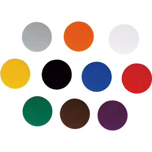 ﾗｲﾝﾌﾟﾛ 丸型ｼｰﾄ 赤 1袋(10枚)画像