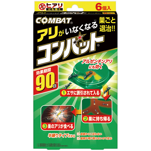 ｱﾘがいなくなるｺﾝﾊﾞｯﾄ 1ﾊﾟｯｸ(6個)画像