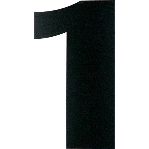 ﾏｸﾞﾈｯﾄ切り文字 ﾌﾞﾗｯｸ 1 1枚画像