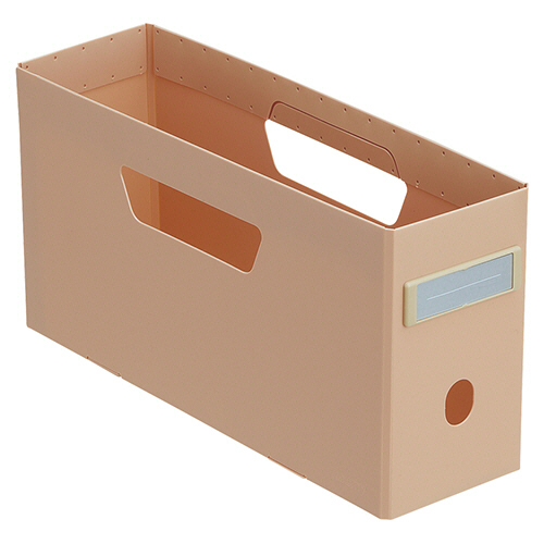 Roomy ﾎﾞｯｸｽﾌｧｲﾙ(ﾛｰﾀｲﾌﾟ) A4 2/3 背幅102mm ﾋﾟﾝｸ 1個画像