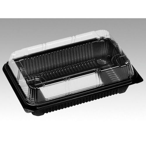 デンカポリマー フードパック OP-161穴有 黒窓 トマト画像