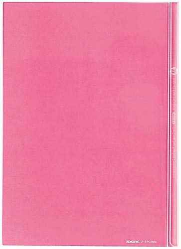 レールクリヤーホルダーカラーズＰＥＴ桃Ａ４縦２０冊