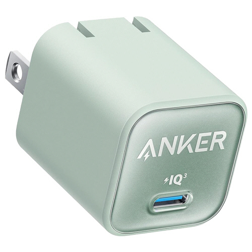 急速充電器　ANKER　511　Charger(Nano　III　30W)　グリーン　1個画像