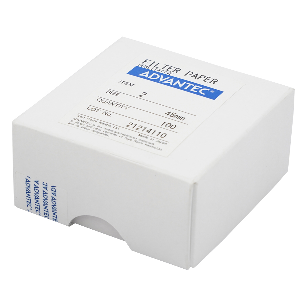 定性濾紙　No.2　Φ45　100枚入画像