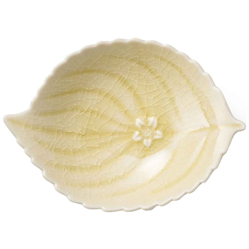 ハナイカダ 豆皿 黄画像