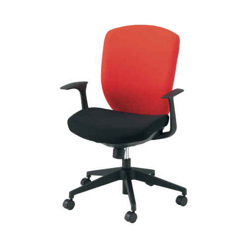 ラフィナート２チェア　肘付　レッド画像