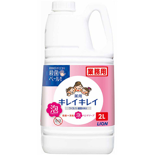 ｷﾚｲｷﾚｲ 薬用 泡ﾊﾝﾄﾞｿｰﾌﾟ ｼﾄﾗｽﾌﾙｰﾃｨの香り 業務用 2L 1個画像