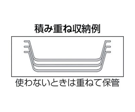 パーツBOX深型　有効内寸210X161X90　塗装　青 青い深型ボックスが正面から見える状態、内寸の広さが強調されている。