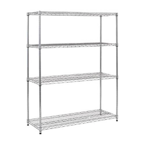 ｽﾃﾝﾚｽ製ﾒｯｼｭﾗｯｸ 高さ1533×幅1205×奥行305 4段 1台