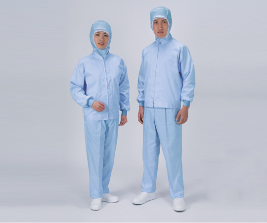 パンツ男性用(裾口ストレートタイプ)　常温タイプ　S　サックスブルー画像