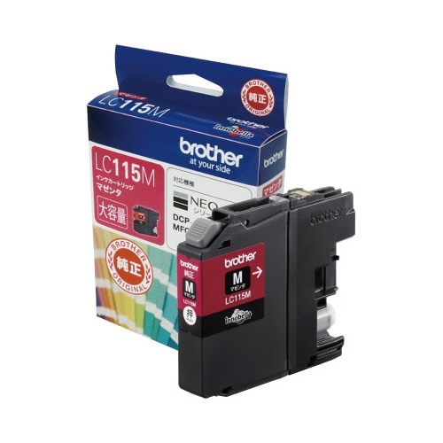 純正インク　ＬＣ１１５Ｍ　マゼンタ　２個画像