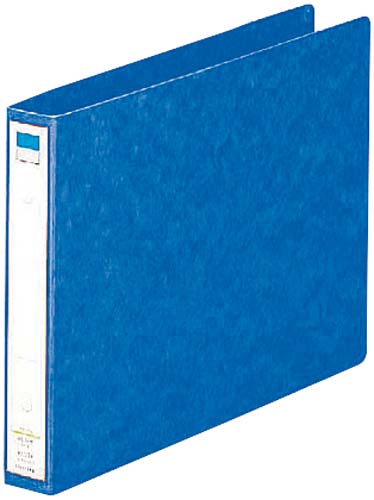 リングファイル　藍　Ａ４横　背幅３５ｍｍ　１０冊