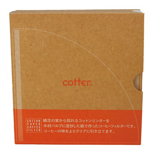円錐 コットンペーパー コーヒーフィルター 60枚入 1-4杯用 アートナップ画像