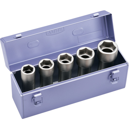 ｲﾝﾊﾟｸﾄ用超ﾛﾝｸﾞｿｹｯﾄ 5点ｾｯﾄ(ﾒﾀﾙﾄﾚｰｹｰｽ仕様) 1ｾｯﾄ画像