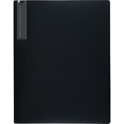 抗菌スリムクリヤーブック　Ａ４　１０Ｐ　黒　２０冊画像