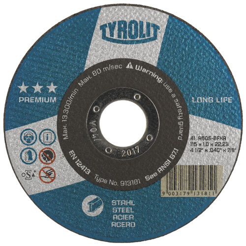 切断砥石 ﾛﾝｸﾞﾗｲﾌ 105×1×15mm 1枚