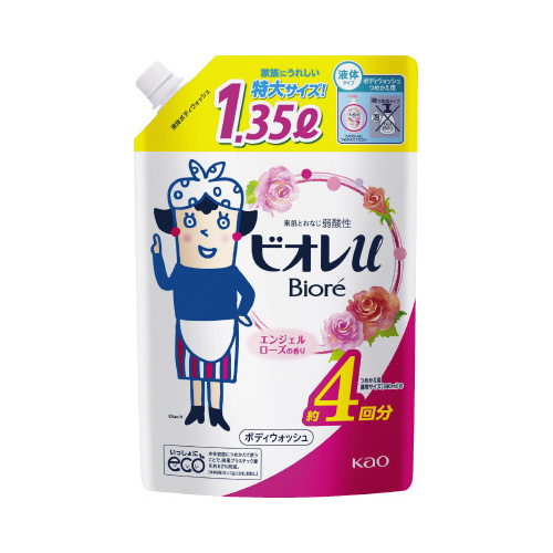 ビオレｕ　エンジェルローズ詰替１．３５Ｌ×６画像