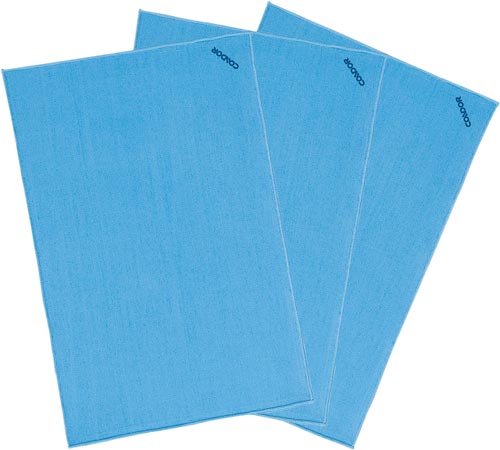 コンドル　マイクロファイバークロス（ブルー）×３画像