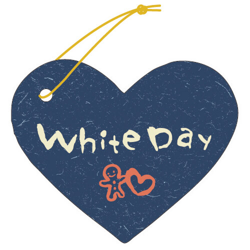 タグホワイトデー大ハート画像