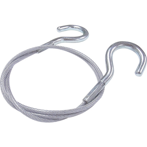 鉄製ｶｯﾄﾜｲﾔｰ 両側ﾌｯｸ付き 透明PVCｺｰﾃｨﾝｸﾞ 3(4.3)X365mm 1本画像