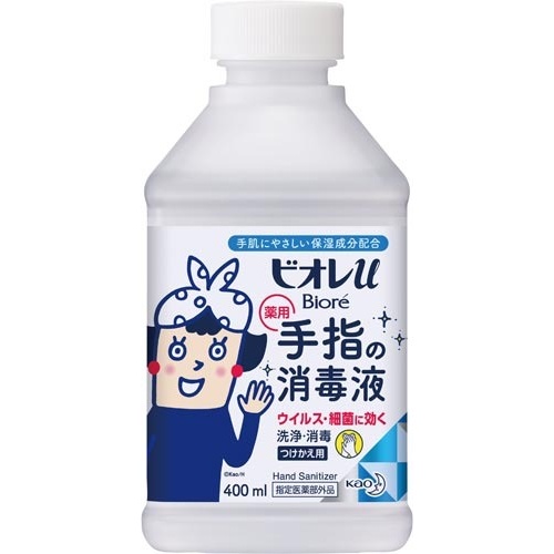 ビオレｕ　手指の消毒スプレー　付替４００ｍｌ×１２画像