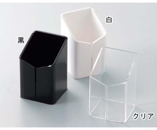 えいむ アクリル四角伝票立て 白画像