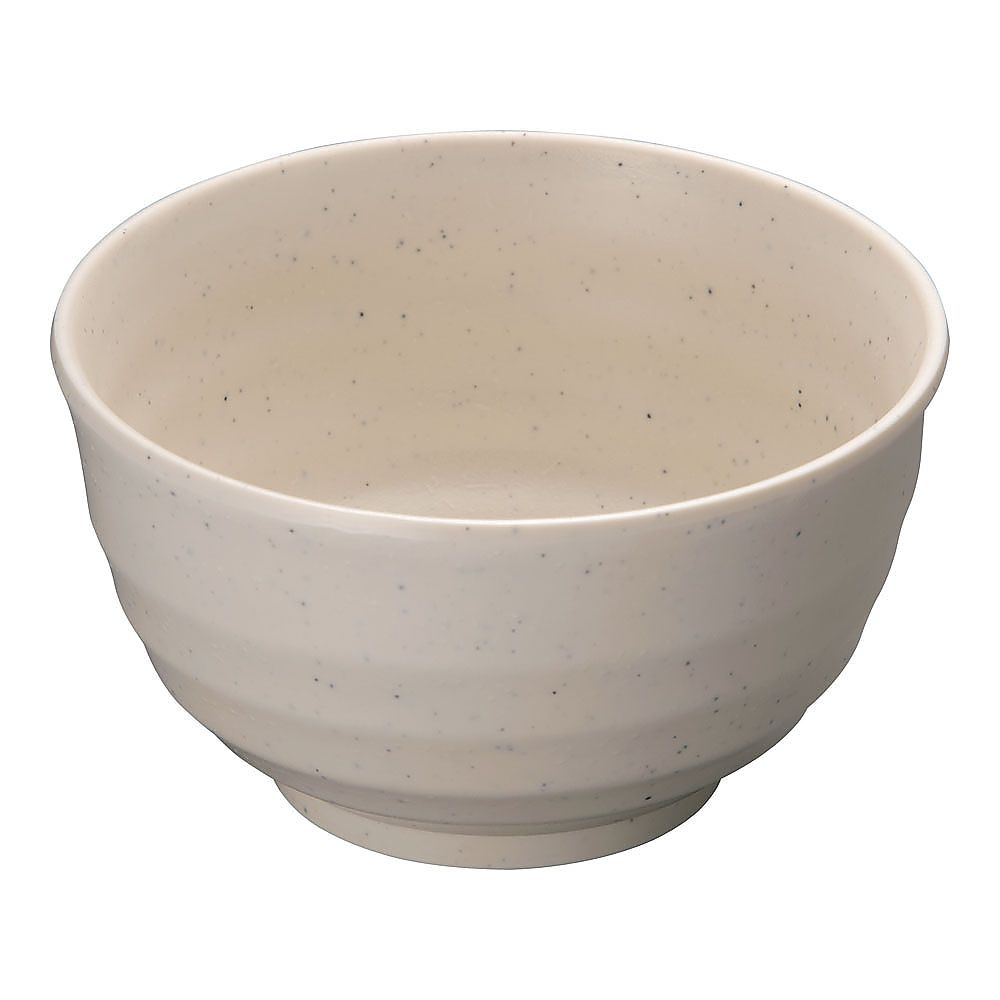 マイン メラミンウェア 白 飯器 大画像