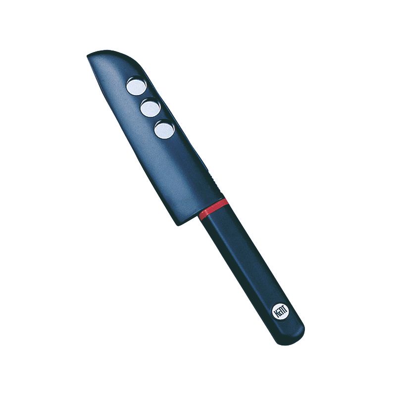 調理器具 ケント サヤ付フルーツナイフ 100mm (黒) FK-405 富士カトラリー画像