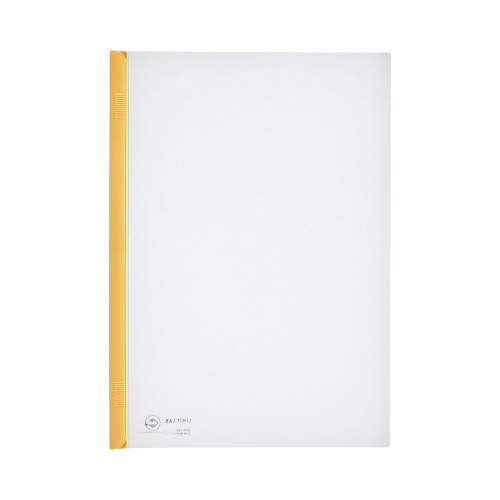 スライドバーファイルＡ４縦２０枚とじ　黄　１０冊画像