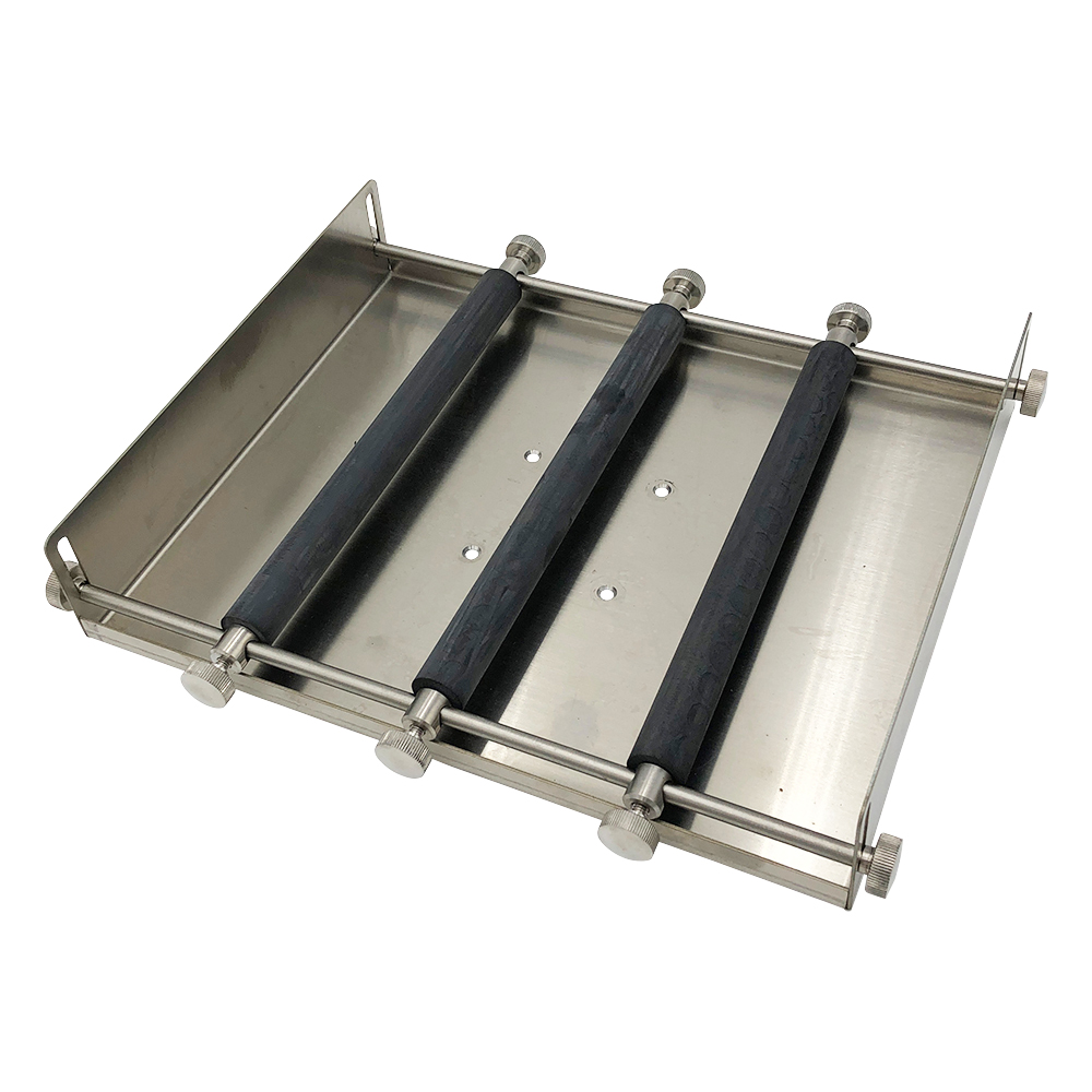 シェイキングインキュベーター用　調整バー付きホルダー（フラスコ用）画像